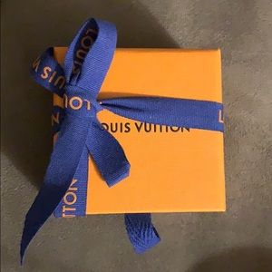 Louis Vuitton ring sized box with ribbon